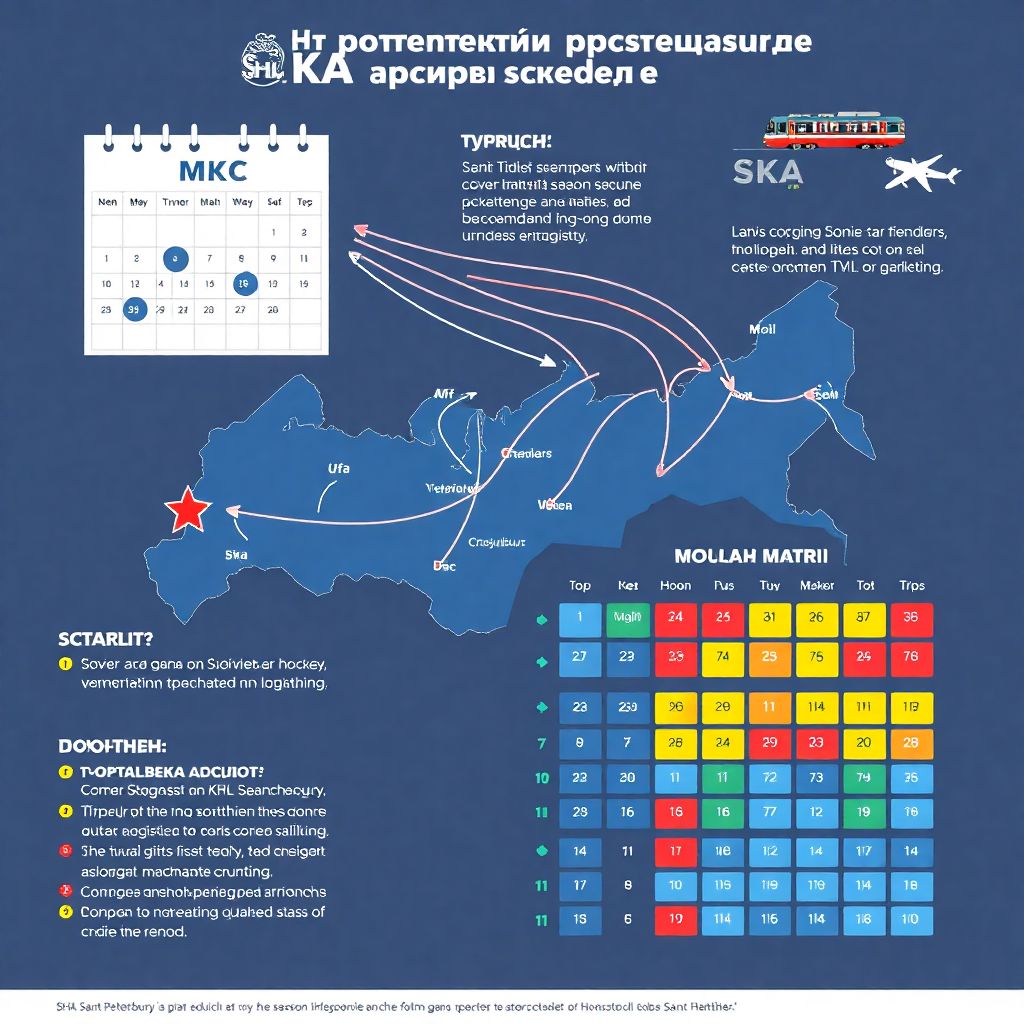Календарь СКА: как поездки, дерби и плей‑офф формируют сезон команды