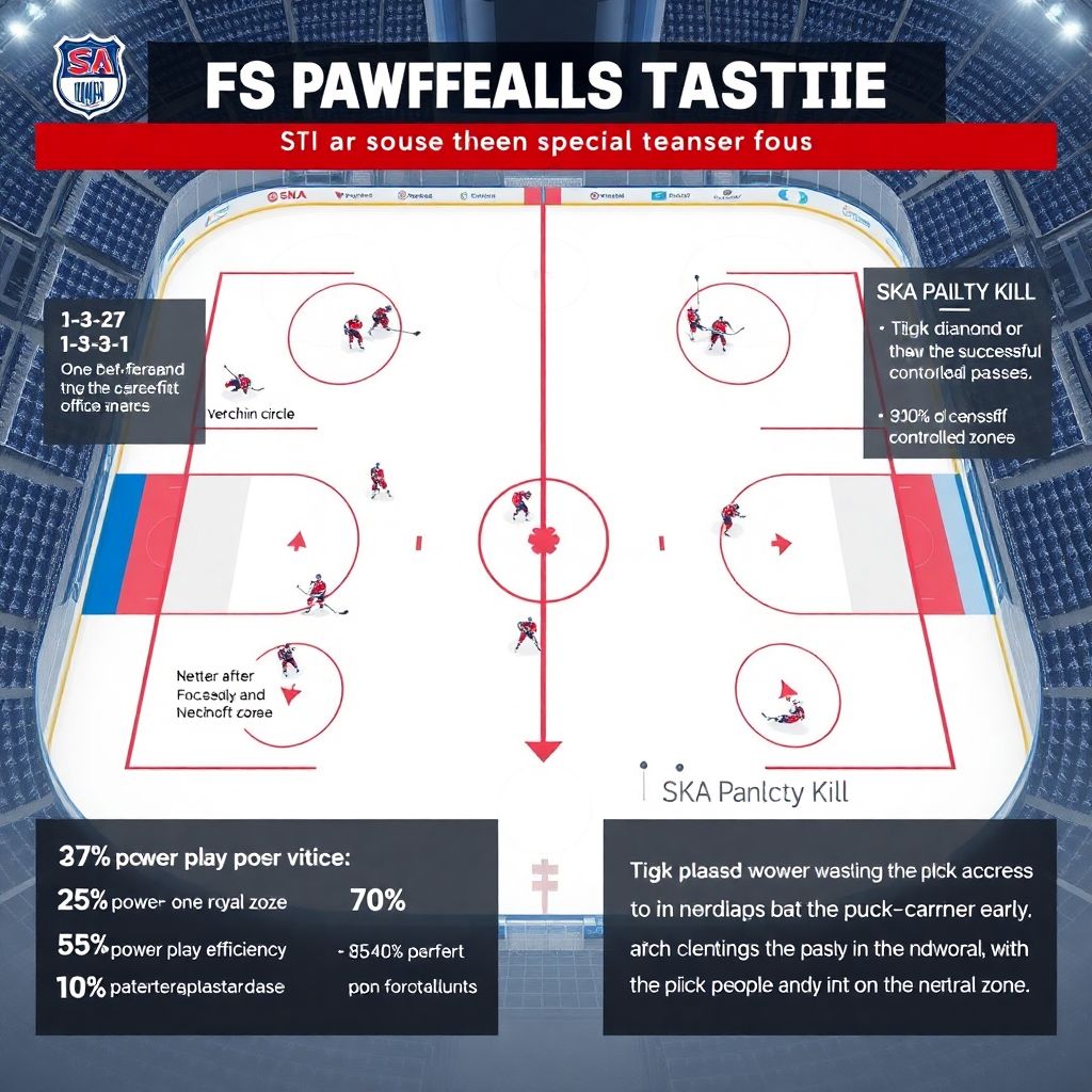 Тактический разбор: как СКА играет в большинстве и меньшинстве на льду